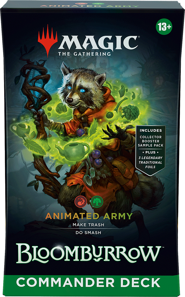 Magic: The Gathering Bloomburrow Commander Deck Animated Army official product image